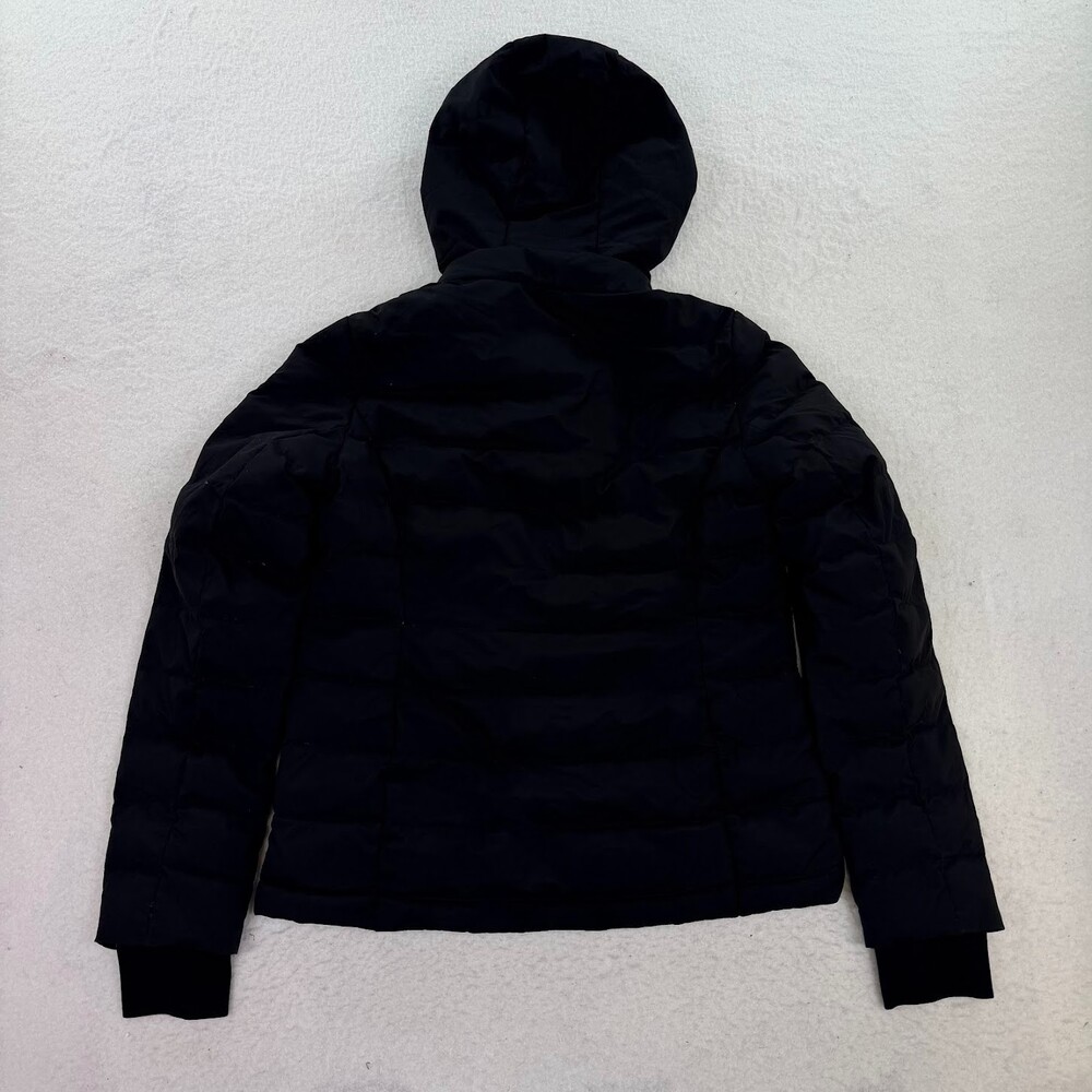 Michael Kors Jacket Women's Black Packable Downfill Hooded Lightweight MK Size S - Picture 2 of 7